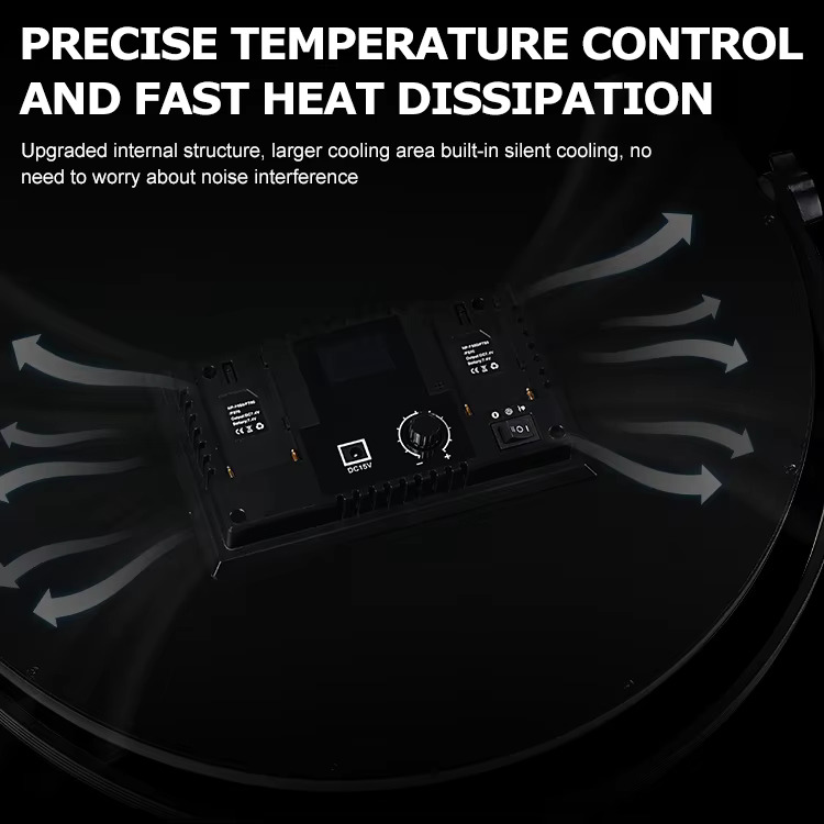 ICON SL60Bi Bi-Color 2700-6500K Flat Panel Light Video Photography Light 60W Professional Studio Strobe Lamp with  Wireless Remote image 4