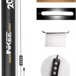INKEE Inflatable LED Tube Light GCA20U,20W USB BI-Color Temperature Tube Lights with 2700K,4000K,5600K and 6500K 320 Full-Spectrum Lamp Beads CRI 95+ Photography Light Stick