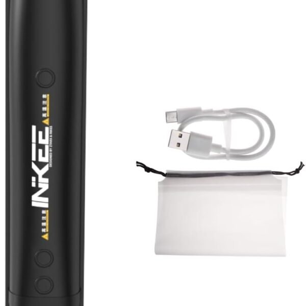 INKEE 12W Bi-Color Inflatable LED Tube Light GC12,Handheld 2700K-6500K LED Video Light Wand with 18.5Wh Lithium Battery for Video Recording Photography Lighting Stick