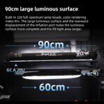 INKEE Inflatable LED Tube Light GCA20U,20W USB BI-Color Temperature Tube Lights with 2700K,4000K,5600K and 6500K 320 Full-Spectrum Lamp Beads CRI 95+ Photography Light Stick