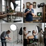 ICON Professional 3-Light Studio Setup Kit – Key Light, Fill Light & Back Light Ideal for YouTube, TikTok, Reels, Product Photography, Interviews & Studio Videos