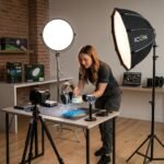 ICON Professional 3-Light Studio Setup Kit – Key Light, Fill Light & Back Light Ideal for YouTube, TikTok, Reels, Product Photography, Interviews & Studio Videos